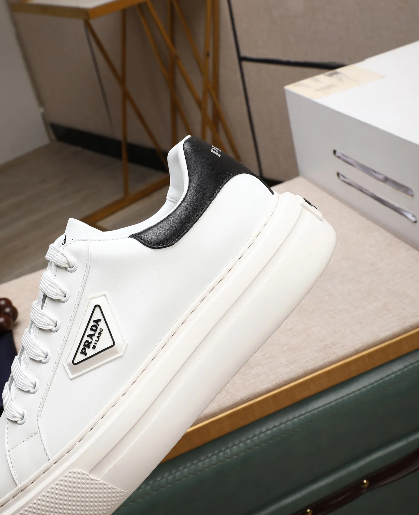 Men's shoes 💰580 [PRADA] Popular items in men's shoe counters, synchronized with the official website, high-quality shipments ✔️Original cowhide + cowhide lining, 1🆚1 replica, original original outsole, 38-45 (customized for 45, non-refundable)